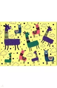 Обложка для зачетки Ламы в облаках