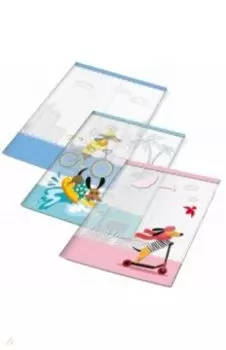 Обложки для тетрадей Евротакса, с рисунком, 3 штуки