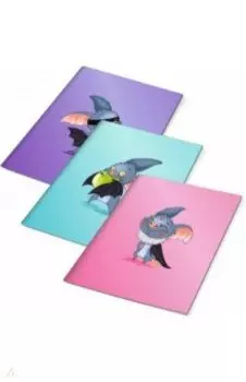 Обложки для тетрадей Супер Мышь, 3 штуки