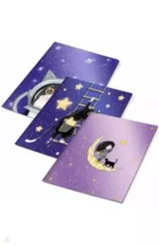 Обложки для тетрадей Звездное небо, 3 штуки