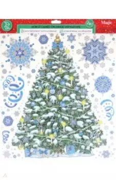 Оконное украшение Елочка с узорами