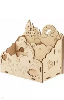 Органайзер "Единорог в облаках" (фанера)