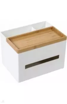 Органайзер настольный, 4 отделения, белый