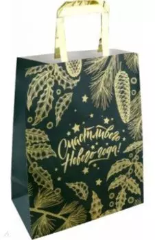 Пакет из крафт-бумаги Чудесный Новый год