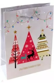 Пакет новогодний ламинированный
