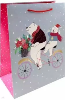 Пакет новогодний ламинированный