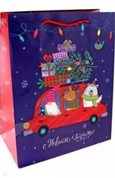 Пакет новогодний ламинированный