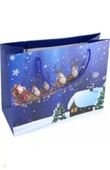 Пакет новогодний ламинированный