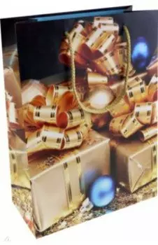 Пакет новогодний ламинированный