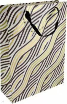 Пакет подарочный Цветная волна