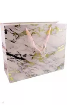 Пакет подарочный Фиолетовый мрамор Bdsxl 02