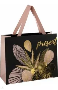 Пакет подарочный Golden leaves