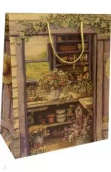 Пакет подарочный, крафт