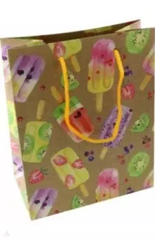 Пакет подарочный, крафт