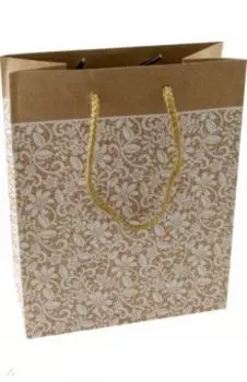 Пакет подарочный, крафт