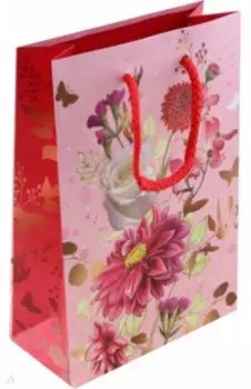 Пакет подарочный, ламинированный