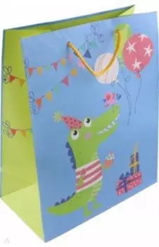 Пакет подарочный, ламинированный