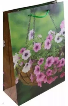 Пакет подарочный, ламинированный