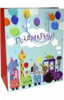 Пакет подарочный ламинированный