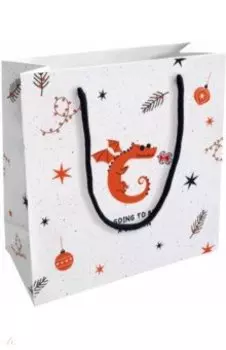 Пакет подарочный Lucky, белый