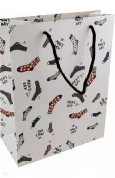 Пакет подарочный Men's day, носки