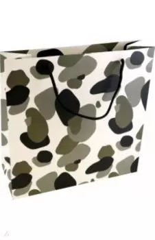 Пакет подарочный Military. Пятна, 32х32 см