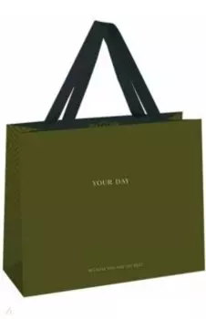 Пакет подарочный Olive tone