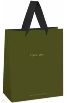 Пакет подарочный Olive tone