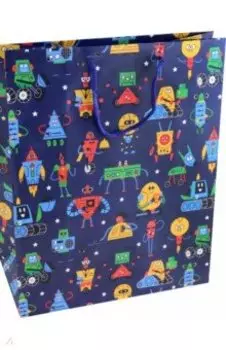 Пакет подарочный Роботы