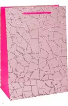 Пакет подарочный Розовое сияние