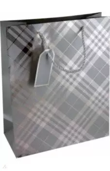Пакет подарочный Шотландка