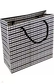 Пакет подарочный Tweed. Горошек