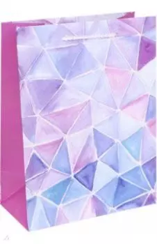 Пакет подарочный Витраж, фиолетовый