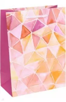 Пакет подарочный Витраж, желтый