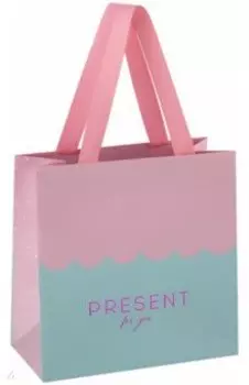 Пакет подарочный Wave pink