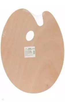 Палитра деревянная, овальная