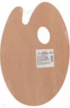 Палитра деревянная, овальная