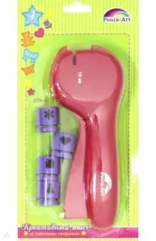 Панч ручной с 4 сменными насадками, рисунок 10 мм (46373)