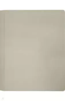 Папка 10 вкладышами DeLuxe, молочная, А4