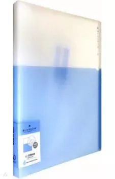 Папка A4 с 40 прозрачными вкладышами, синяя (5076BLUE)