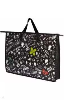 Папка для чертежей и рисунков пластиковая Панк, А3