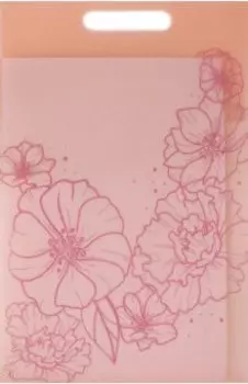 Папка для документов А4 пластиковая Цветы (49693)