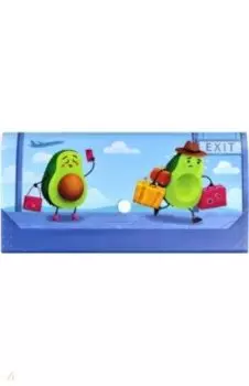 Папка для документов Авокадо, 4 отделения