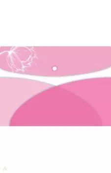 Папка для документов Цветок на розовом, А4, 1 отделение