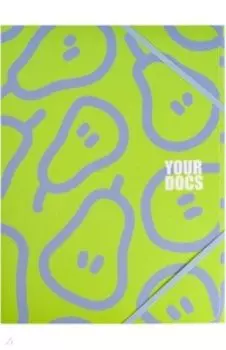 Папка для документов картонная Груши, А4+