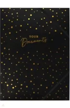 Папка для документов картонная Звездное небо, А4+