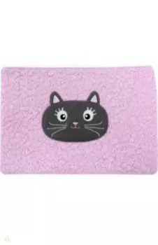 Папка для документов "Кошка лиловая" (А4, текстиль) (46492)