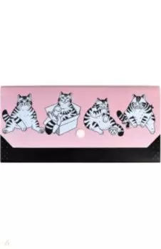 Папка для документов Коты, 4 отделения