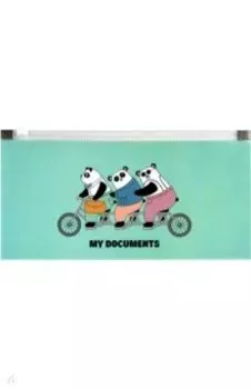 Папка для документов Медведи на велосипеде