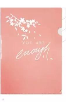 Папка для документов Нежный коралловый, А4, 4 отделения